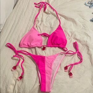 ✨ 3 for $20 Bundle Deal ✨ Pink Halter Bikini Set